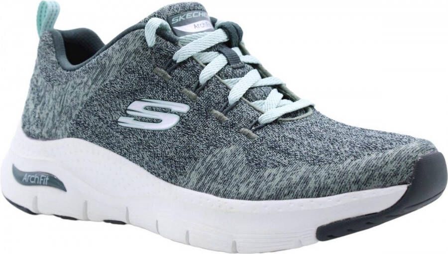 Skechers Arch Fit Comfy Wave Dames Sneakers Grey