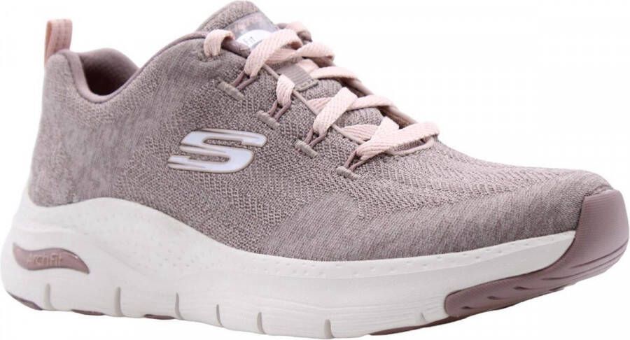 Skechers Arch Fit Comfy Wave Dames Sneakers Pink