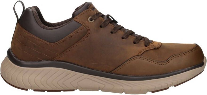 Skechers Arch Fit Crosser Veterschoenen Laag Donkerbruin