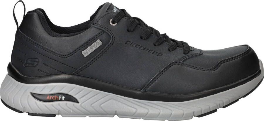 Skechers Arch Fit Crosser Waterproof Sneakers Heren Zwart