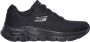 Skechers Arch Fit Big Appeal 149057 BKRG Vrouwen Zwart Sneakers - Thumbnail 1