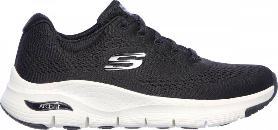 Skechers Arch Fit Big Appeal Dames Sneakers Black White