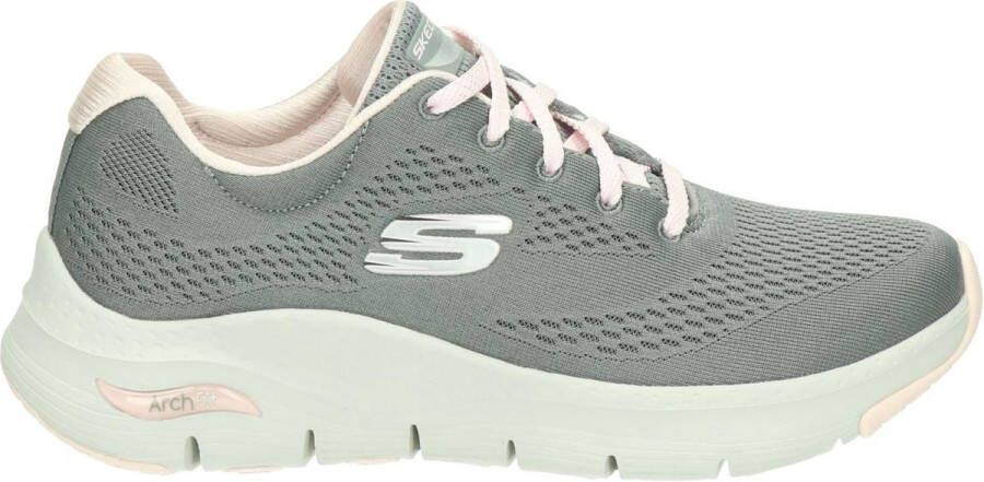 Skechers Arch Fit-Big Appeal 149057-GYPK Vrouwen Grijs Sneakers