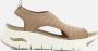 Skechers Stijlvolle Platte Sandalen voor Vrouwen Brown Dames - Thumbnail 2