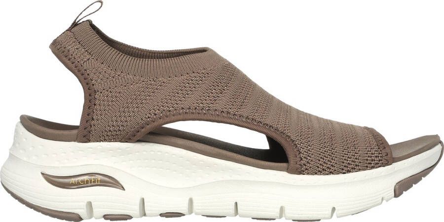 Skechers Arch Fit Darling Days VEGAN Sandaal Sandalen Dames Bruin - Foto 2