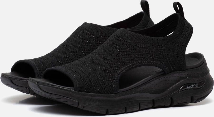 Skechers Arch Fit Darling Days Dames Sandalen Zwart