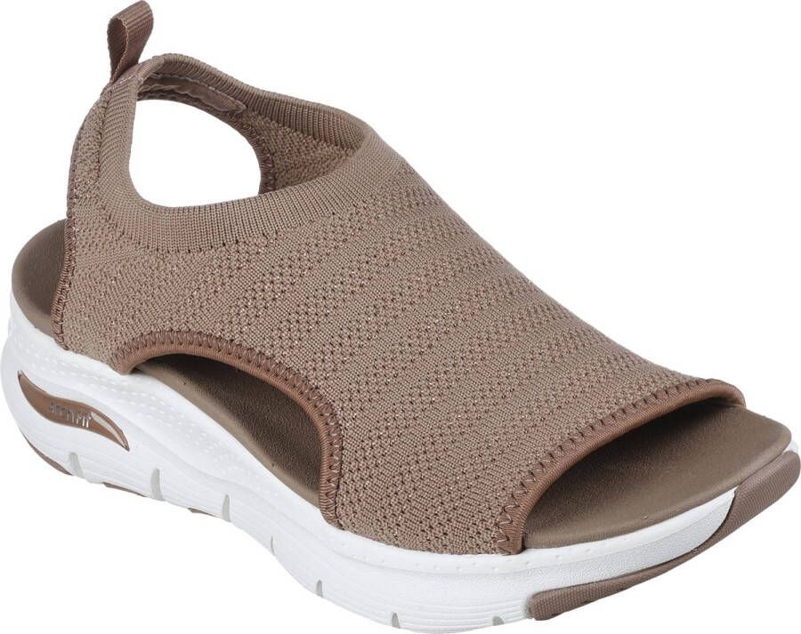Skechers Arch Fit Darling Days VEGAN Sandaal Sandalen Dames Bruin - Foto 3