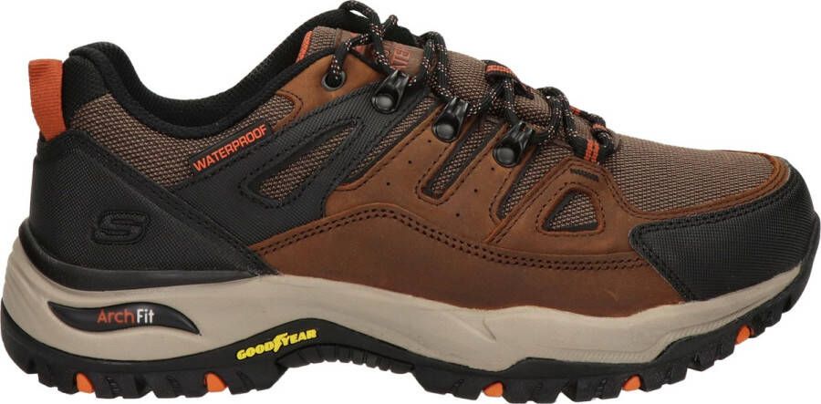 Skechers Arch Fit Dawson heren sneaker Cognac