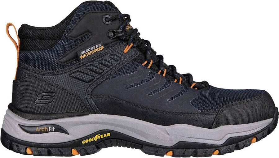 Skechers Wandelschoenen Arch Fit Dawson-Raveno 204634 NVBK Zwart Blauw