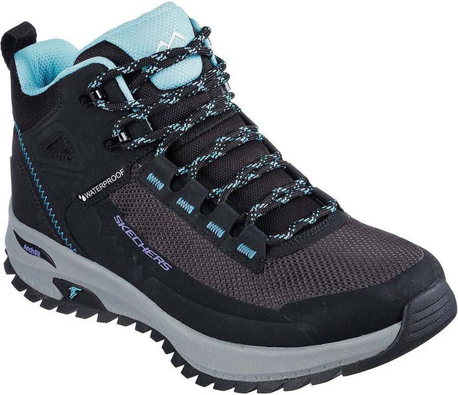 Skechers Hoge veterschoenen ARCH FIT DISCOVER met goodyear rubber zool