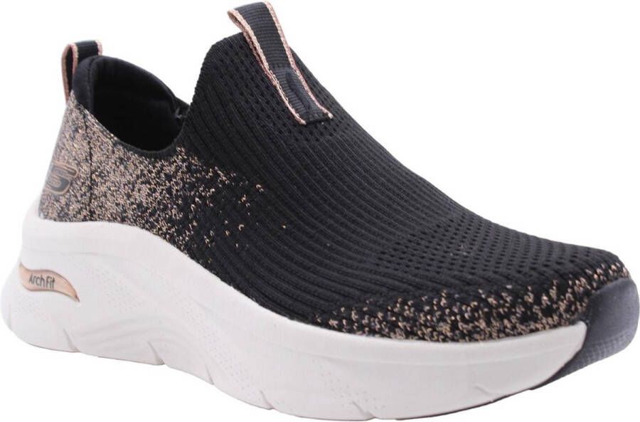 Skechers Lampion Dames Sneakers Stijlvol en Comfortabel Zwart Dames