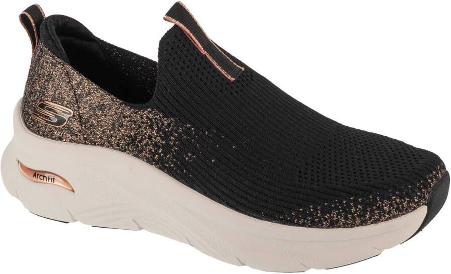 Skechers Arch Fit D'Lux Glimmer Dust Vrouwen Marineblauw Sneakers