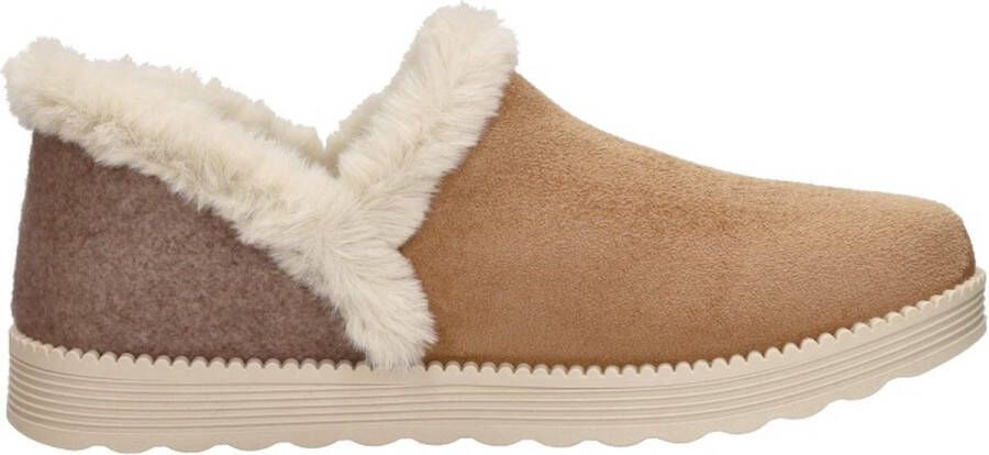 Skechers Arch Fit Dream Winter Warmth Pantoffels Dicht Cognac