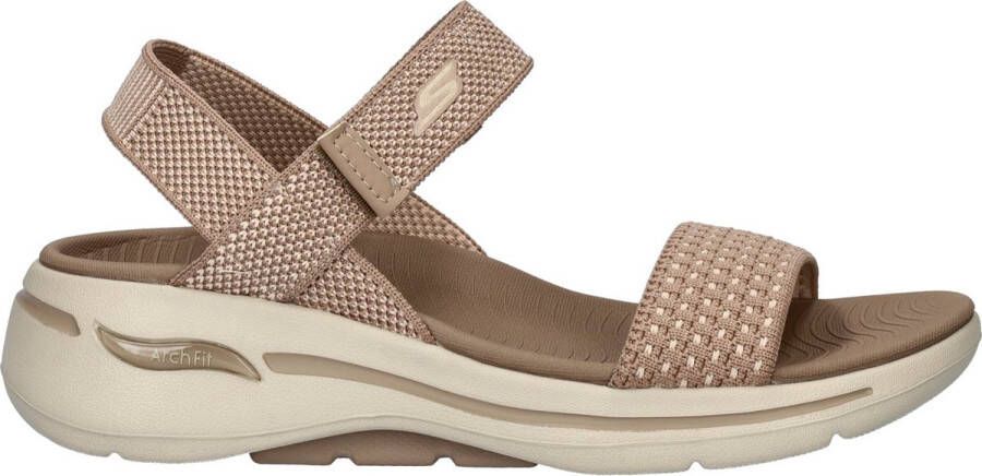 Skechers Arch Fit Go Walk dames sandaal Taupe