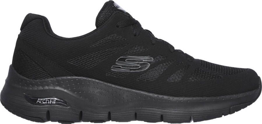 Skechers Arch Fit Charge Back Heren Sneakers Black