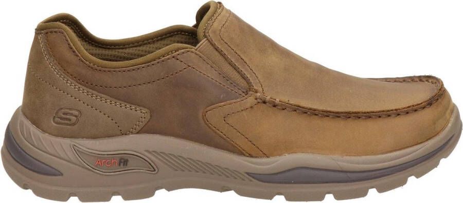 Skechers Arch Fit heren instapper Bruin