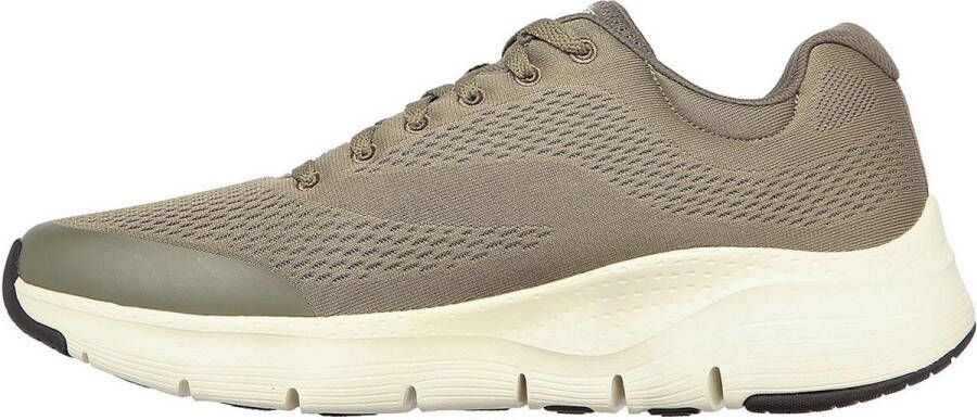 Skechers Groene Textiel Wasbare Sneaker met Arch Fit en AirCooled Memory Foam Groen Heren