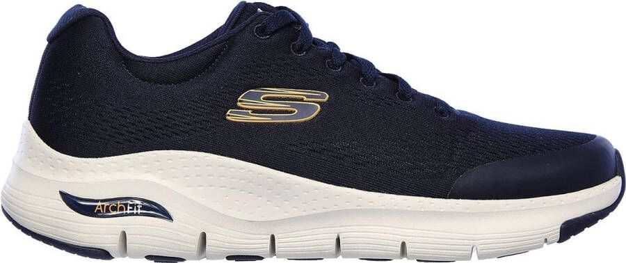 Skechers Comfortabele Arch Fit Sneaker in Donkerblauw Blue Heren