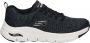 Skechers arch fit infinite adventure hardloopschoeenen zwart wit dames - Thumbnail 43