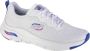 Skechers Arch Fit-Infinity Cool 149722-WMLT Vrouwen Wit Sneakers - Thumbnail 1
