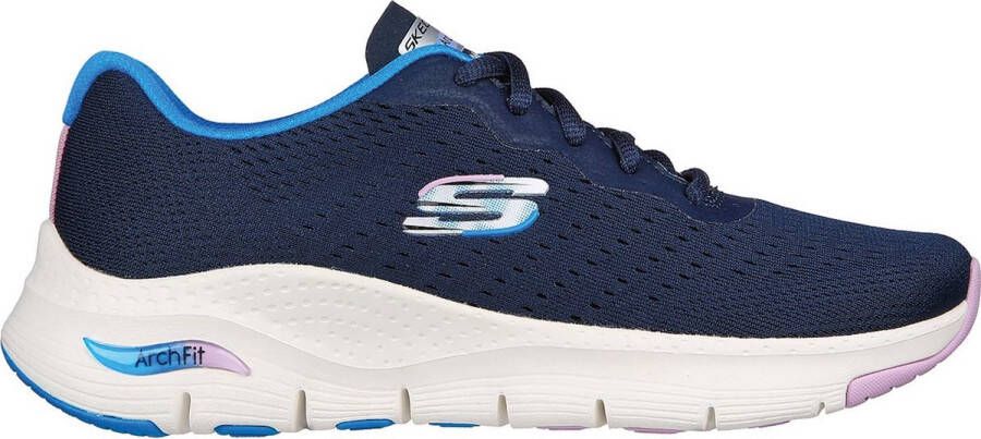 Skechers Arch Fit-Infinity Cool 149722-NVMT Vrouwen Marineblauw Sneakers
