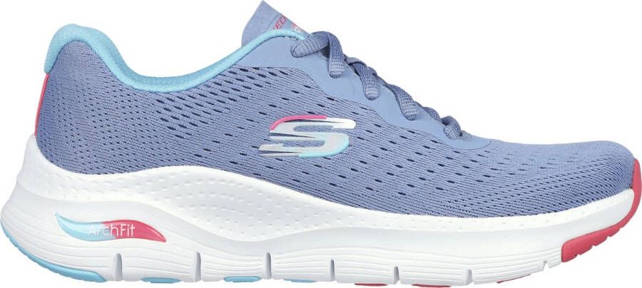 Skechers Arch Fit Infinity Cool Dames Sneakers Blauw