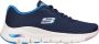 Skechers Arch Fit-Infinity Cool 149722-NVMT Vrouwen Marineblauw Sneakers - Thumbnail 1