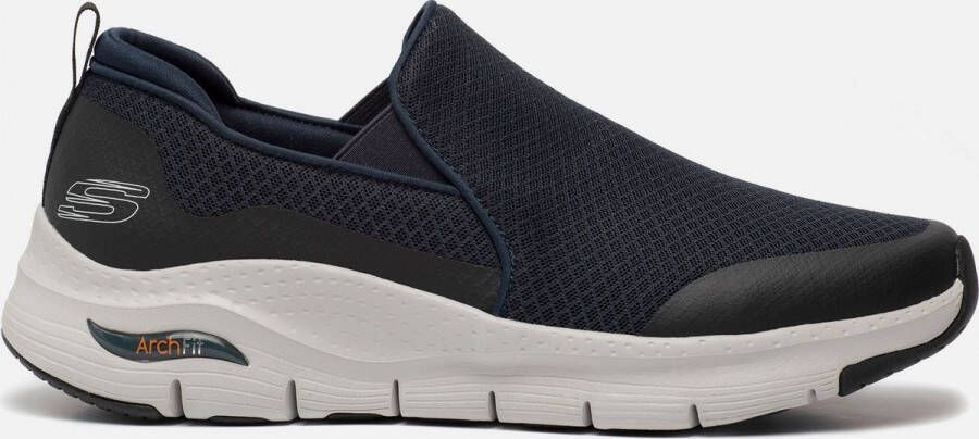 Skechers Arch Fit instappers blauw