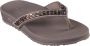 Skechers Arch Fit Meditation Glam Gal VEGAN Slipper Dames Taupe - Thumbnail 1