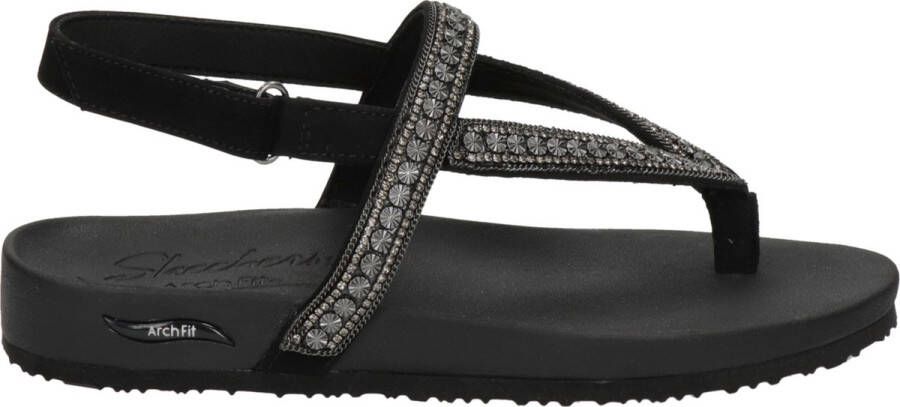 Skechers Arch Fit Meditation Vegan sandalen zwart Dames