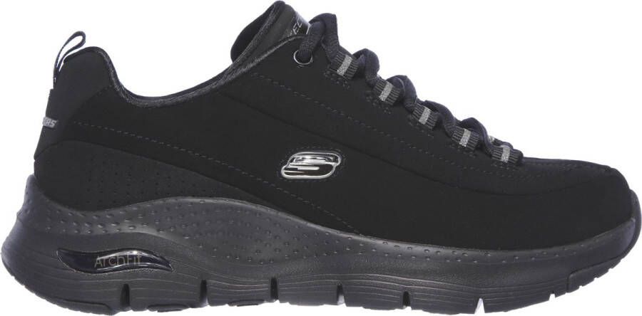 Skechers Arch Fit Metro Skyline 149147-BBK Vrouwen Zwart Sneakers - Foto 3