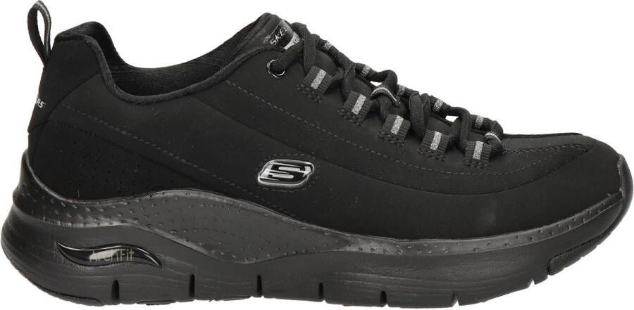 Skechers Arch Fit Metro Skyline 149147-BBK Vrouwen Zwart Sneakers