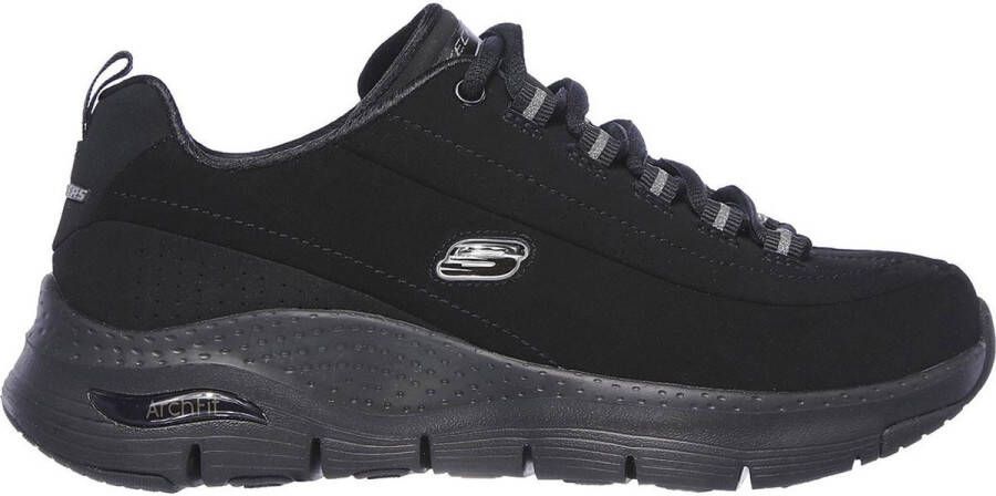 Skechers Arch Fit Metro Skyline 149147-BBK Vrouwen Zwart Sneakers