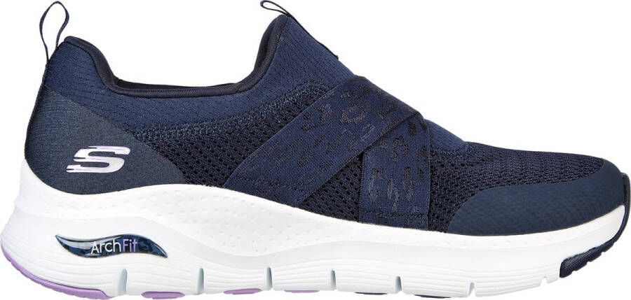 Skechers Arch Fit Modern Rhythm Dames Instappers Donkerblauw - Foto 14