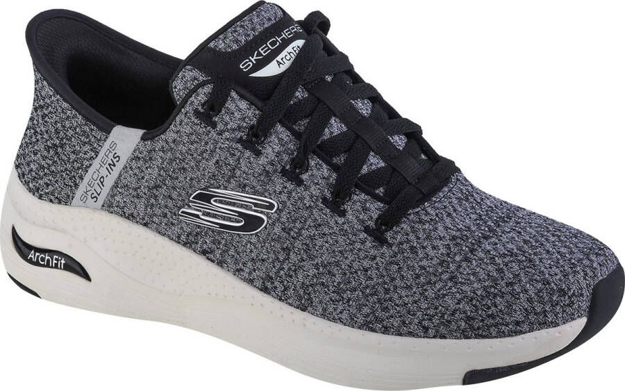 Skechers Arch Fit-New Verse 232454-WBK Mannen Grijs Sneakers