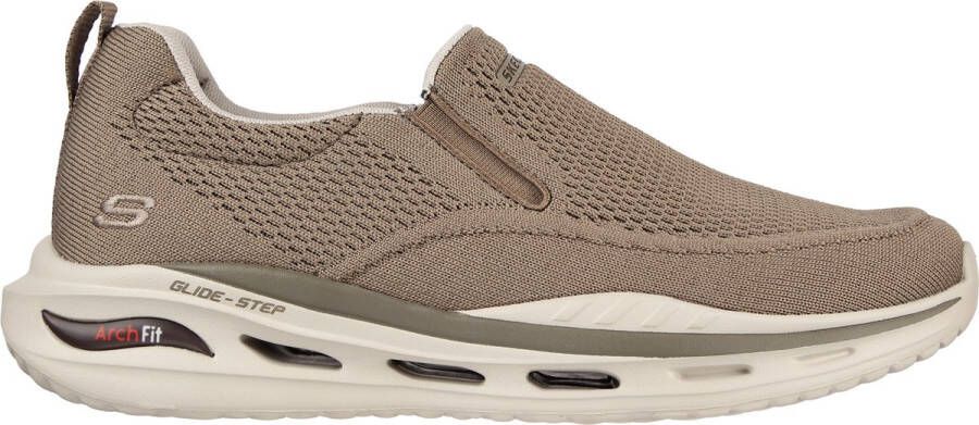 Skechers Arch Fit Orvan Gyoda Heren Instappers Taupe