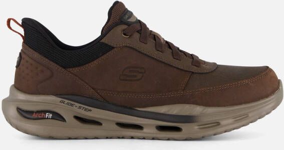 Skechers Slip-Ins: Arch Fit Orvan Veterschoenen Laag Donkerbruin