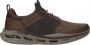 Skechers Arch Fit Orvan Pollick Heren Instappers Bruin - Thumbnail 1