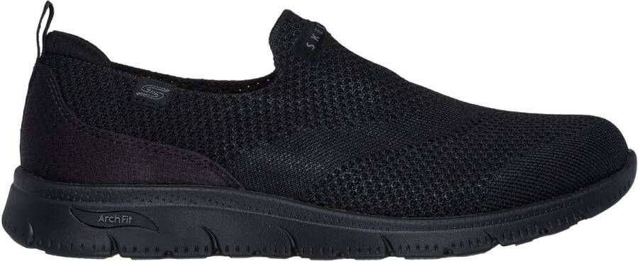 Skechers Arch Fit Refine 2.0 Cascade Dames Instappers Zwart