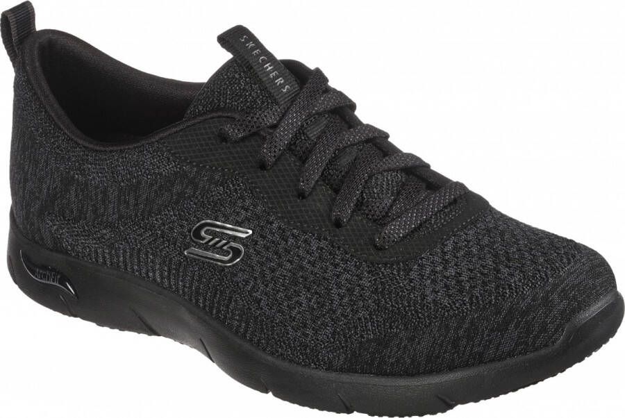 Skechers Arch Fit Refine Lavish Sneakers Laag zwart