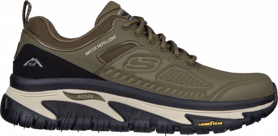 Skechers Arch Fit Road Walker Recon Sneakers Herenschoenen 237333 OLBK olive