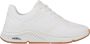 Skechers Arch Fit S-Miles- Mile Makers Dames Sneakers Wit - Thumbnail 1