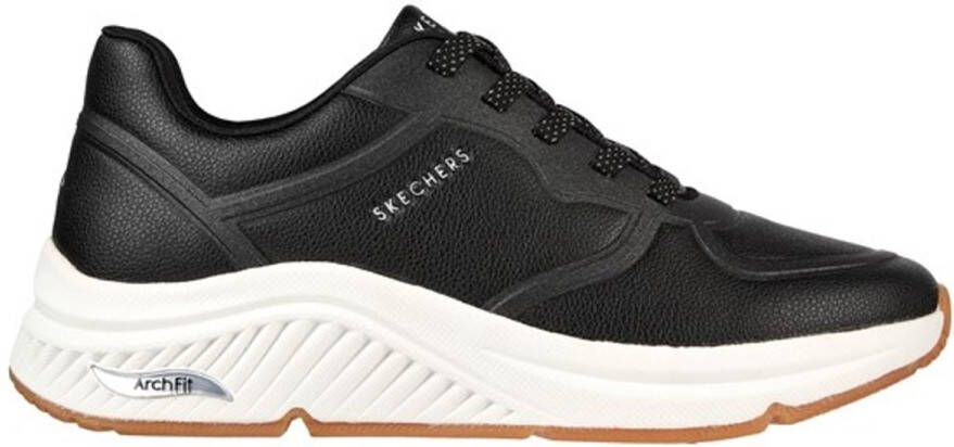 Skechers Arch Fit S-Miles- Mile Makers Dames Sneakers Zwart