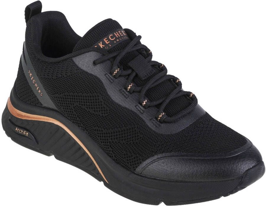 Skechers Arch Fit S-Miles Sonrisas Vrouwen Zwart Sneakers