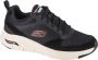 Skechers Arch Fit Servitica 232101-BLK Mannen Zwart Sneakers - Thumbnail 1