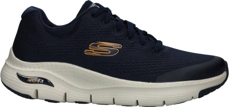 Skechers Comfortabele Arch Fit Sneaker in Donkerblauw Blue Heren