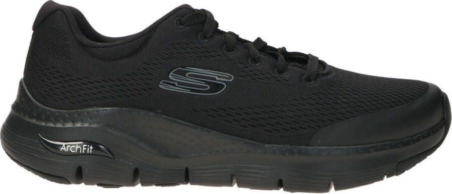 Skechers Vaduz Stijlvolle Herensneakers Zwart Heren