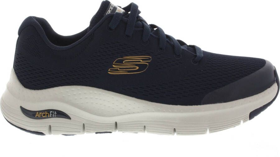 Skechers Comfortabele Arch Fit Sneaker in Donkerblauw Blue Heren