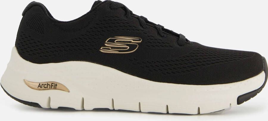 Skechers Arch Fit-Big Appeal 149057-BKRG Vrouwen Zwart Sneakers - Foto 3