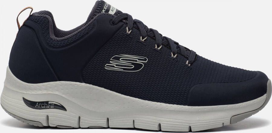 Skechers Arch Fit Titan sneakers blauw Heren Textiel